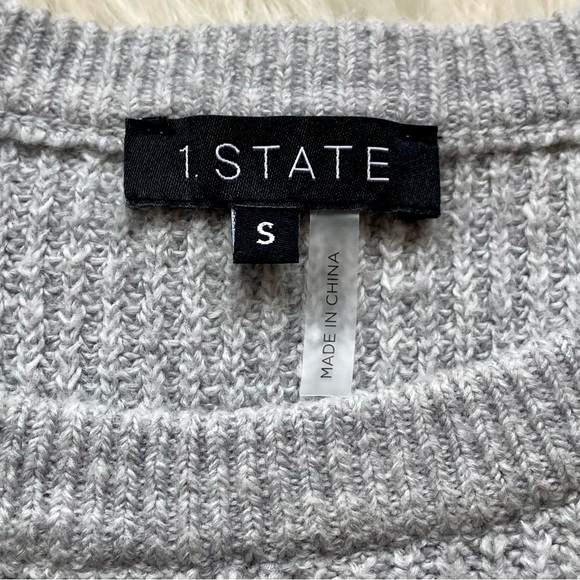 1.State | Fringe Sleeve Tunic Sweater - Picture 8 of 9